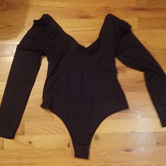 Black Thong bodysuit - Picture 3 of 4